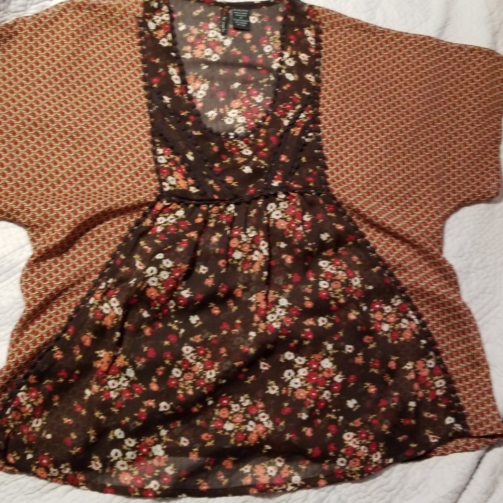 Short sleeve boho blouse